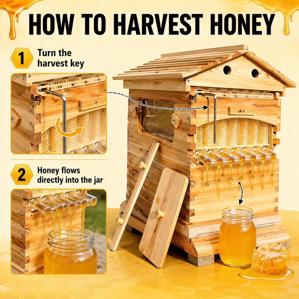 Arnia in legno 2-in-1 con sist - Beehive Frame Wax recensione e prezzo